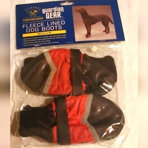 Guardian Gear Sz M Fleece Lined Red & Black Boots